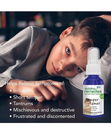 Siddha Remedies Temper Tamer Spray for Kids | 100% Natural Homeopathic Solution, Alcohol & Sugar-Free - Buy Online on GoSupps.com