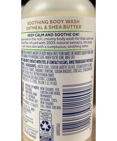 St. Ives Soothing Oatmeal & Shea Butter Body Wash 3 oz - Pack of 36 | Hydrating & Gentle Skin Care for All Skin Types - Buy Online Worldwide - Buy Online on GoSupps.com