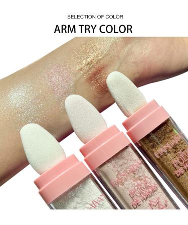 3 Colors Fairy Dust Highlighter Makeup Glitter Stick for Face & Body - Gift for Girls & Women (01, 02, 03) - Buy Online on GoSupps.com