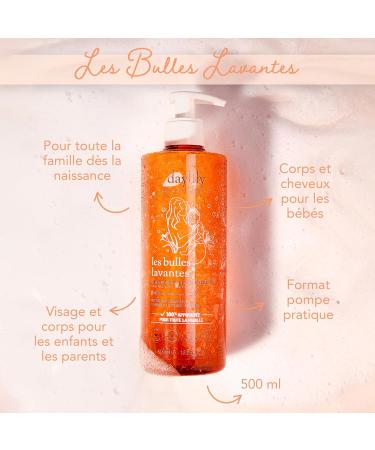 DAYLILY Les Bubbels Lavantes Shower gel with high tolerance - Buy Online on GoSupps.com