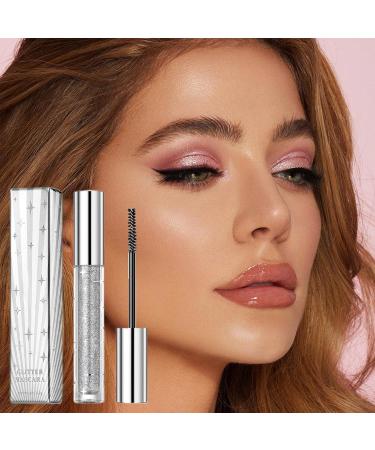 Mascara Paillet - Mascara Cils Volumineux Imperm able | Mascara Diamant | Mascara Scintillant Multi-usage Diamond | D finir Le Maquillage De Mascara De Cils Allongeant Volumineux Et Durable P Multicolore 1# - Buy Online on GoSupps.com