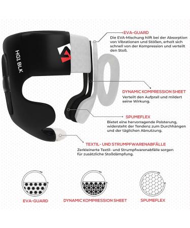 Buy AQF Boxing Head Protection Helmet | MMA & Muay Thai Gear | Durable Sparring Face Guard for Karate & Taekwondo - Buy Online on GoSupps.com