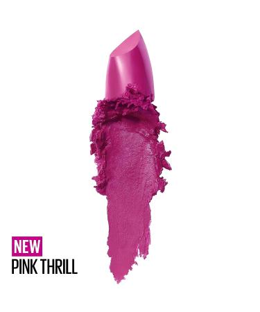 Maybelline Color Sensational Lipstick - Pink Thrill, Cream Finish, Hydrating Nude Lip Color - 0.15 oz - Buy Online on GoSupps.com