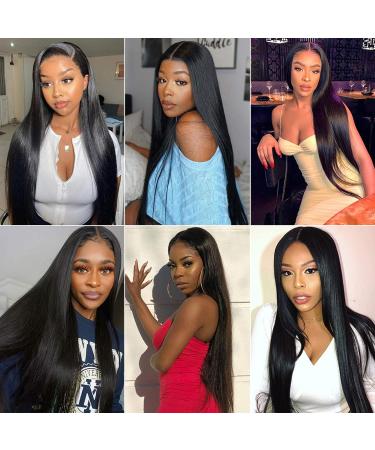 Lace Closure Human Hair 16 Inch Free Part Hd Transparent Lace Closure Straight 100% Unprocessed Brazilian Human Virgin Hair Swiss Lace Closure 130% Density Natural Black Color - Buy Online on GoSupps.com