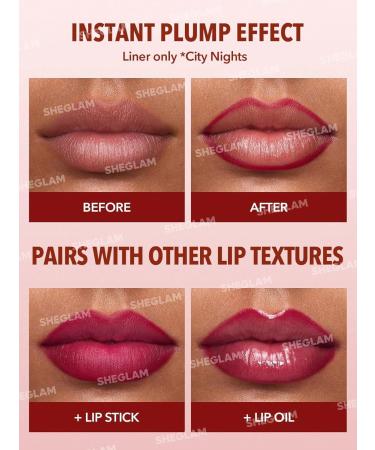 SHEGLAM Lip Facts Crayon l vres hautement pigment pour fa onner et sculpter les l vres Cr me longue dur e Caf Mais d'abord le caf  - Buy Online on GoSupps.com