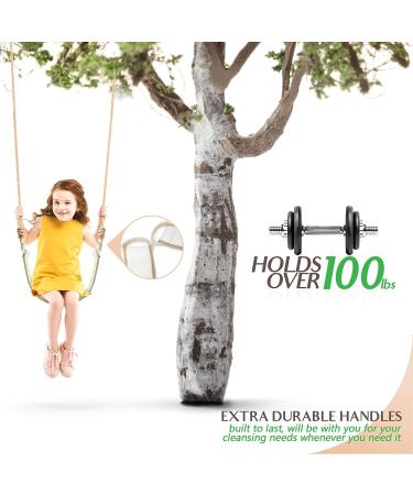 Premium Natural Egyptian Loofah Sponge and Back Scrubber Bundle - Exfoliating Shower Body Scrubbers for Radiant Skin - Buy Online on GoSupps.com