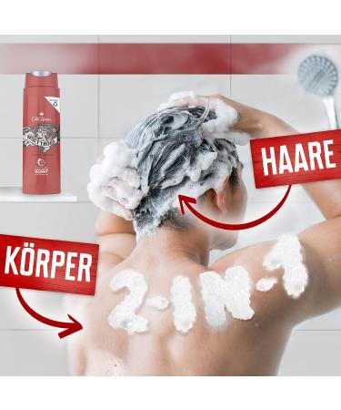  Old Spice Old Spice Wolfthorn Men's 3-in-1 Shower Gel and Shampoo 250 ml - Long Lasting Fragrance - Pack of 6 - Buy Online on GoSupps.com