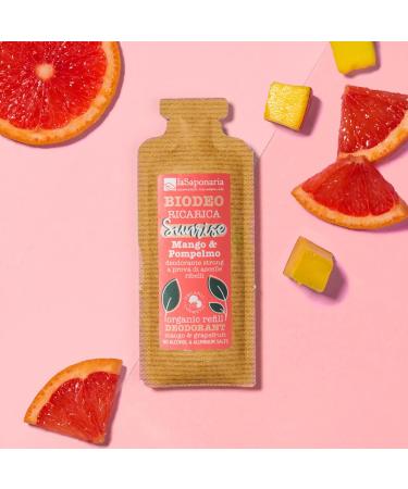  La Saponaria La Saponaria | Sunrise - Biodeo Refill Strong Underarm Deodorant Mango & Grapefruit 40ml - Buy Online on GoSupps.com
