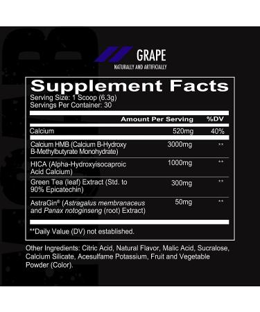 Redcon1 MOAB Muscle Builder Grape - 30 Servings | Ultimate Workout Enhancer - Buy Online on GoSupps.com
