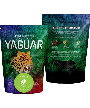 Venusti sp Z oo Yaguar Pomelo 05 kg Brazilian yerba mate with pomelo flavor 500 g Fresh fruit flavor Lots of natural caffeine Traditional production methods - Buy Online on GoSupps.com
