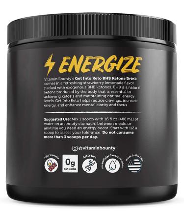 Vitamin Bounty Keto Exogenous BHB Drink - Strawberry Lemonade  15 Servings - Buy Online on GoSupps.com