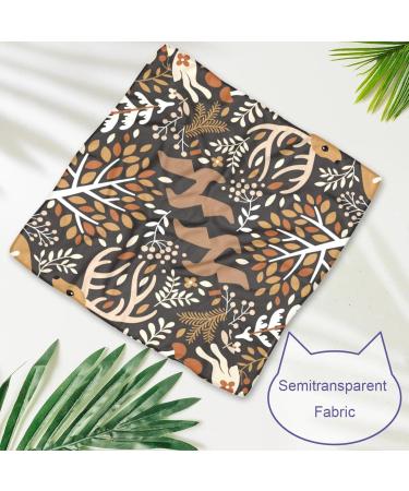 Stylish Triangular Dog Scarves - Multi-Coloured 2-Piece Set for Small Medium & Large Dogs and Cats - Buy Online on GoSupps.com
