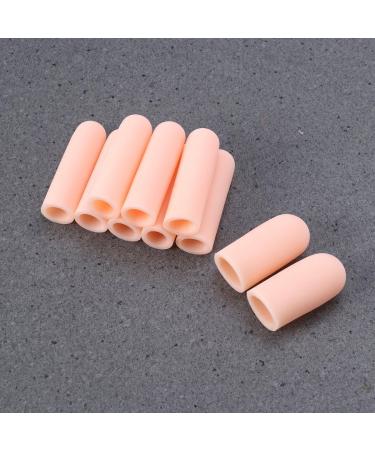 ULTNICE 10pcs Silicone Toe Tube Finger Sleeve Separators for Cracked Skin Corn & Blister Relief - International Shipping Available - Buy Online on GoSupps.com