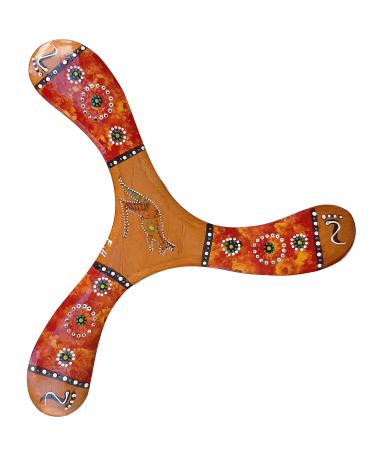 Finecraft Australia Wood Boomerang for Kids and Adults- Australian Souvenirs