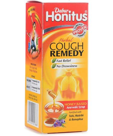 Dabur Honitus Herbal Cough Remedy Syrup - 3.38 fl oz - Buy Online on GoSupps.com