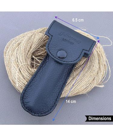 Classic Safety Razor - Double Edge Barber Razor with Free Leather Shaving Case | International Shipping Available - Buy Online on GoSupps.com