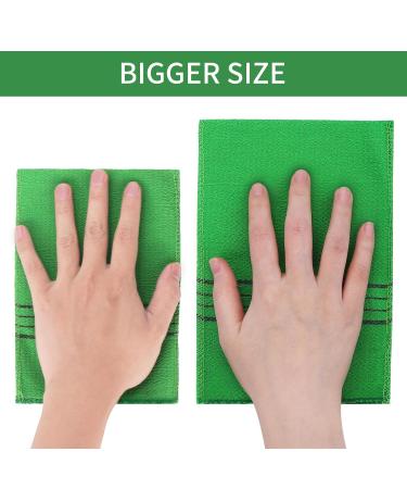 10pcs Korean Exfoliating Washcloths - Italian Towel Mittens for Dead Skin Removal | Viscose Rayon Bath Sponges - Buy Online on GoSupps.com