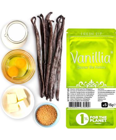 Buy Bourbon Vanilla Pods from Madagascar 2022 | Large 15/18cm FreshZIP Bags | International Shipping Available - Buy Online on GoSupps.com