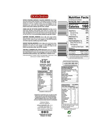 Do a Jimena Christmas Gift Basket | Traditional Sweets Chocolate Polvorones & Mini Biscuits | Perfect for the Whole Family - 300g Almonds - Buy Online on GoSupps.com