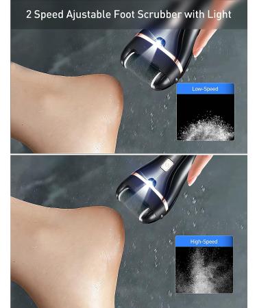Electric Feet Callus Remover - Waterproof Rechargeable Foot Scrubber Kit for Dead Skin Removal - Buy Online on GoSupps.com