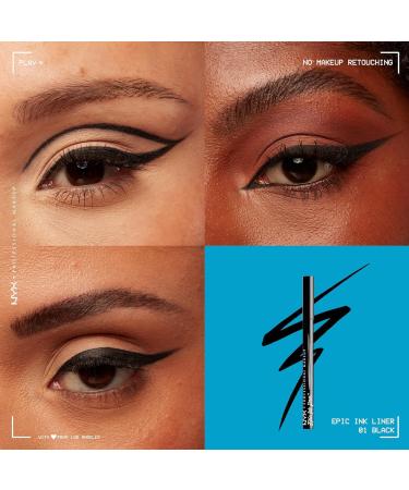 NY.X Professional Makeup Waterproof Epic Ink Eyeliner 1ml - Black - Buy Online on GoSupps.com