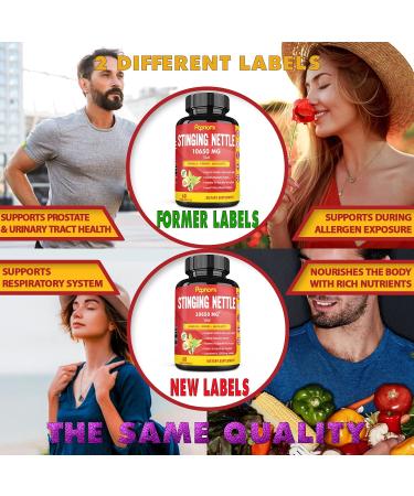 Stinging Nettle Root Extract 10650MG Capsules | Prostate Health & Urinary Tract Support | High Potency Formula for Men | Blood Pressure & Wellness | 2 Months Supply - Buy Online on GoSupps.com