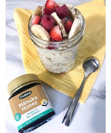 Flora Manuka Honey MGO 100+ - 8.8 oz (250g) - Pure & Natural Superfood - Buy Online on GoSupps.com