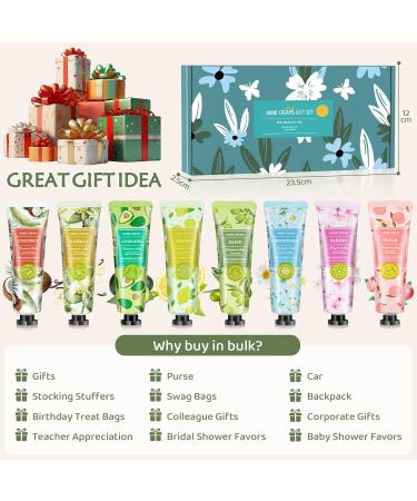  WebPlatz Set of 8 mini hand creams - Christmas gift for women - 8 x 30 ml - Mini creams for dry hands and feet - Winter daytime scent - Small gift for a woman colleague or girlfriend - Buy Online on GoSupps.com