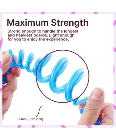 Own the Wave Bodyboard Leash - Premium Coiled Wrist Surf Leash in Bright Blue - Buy Online on GoSupps.com