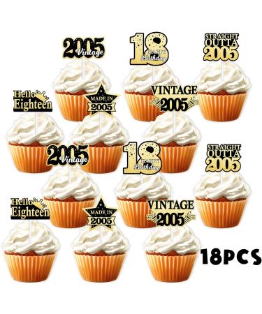 S-Star-18 Ice Cream Fruit Dessert Cupcake Topper Colorful Glitter Happy Birthday Sensory Pop Game Theme Decor Supplies Baby Shower Boys Girls Birthday Party Decorations 21 - Buy Online on GoSupps.com