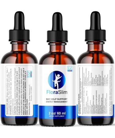 FloraSlim Drops (2 Pack) - All Natural Advanced Formula for Weight Loss | 60 Days Supply & Reviews - Buy Online on GoSupps.com