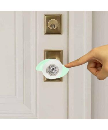 Mediss Silicone Doorknob Grips for Arthritis Elderly Disabled - Easy Open Door Living Aid, Fluorescent, 4PCS