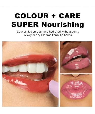 MAEPEOR Nourishing Lip Balm - 8 Colors | Smooth Moisturizing Non-Sticky Lip Glow Gloss for Women & Girls (Color 04) - Long-lasting Hydration - Buy Online on GoSupps.com
