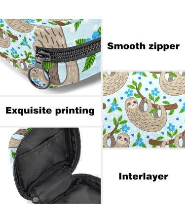 Animal Sloth Period Pouch - Portable Tampon Storage Bag | Feminine Product Organizer & Tampon Holder for Purse | First Period Gifts for Teen Girls - Multicoloured - Buy Online on GoSupps.com
