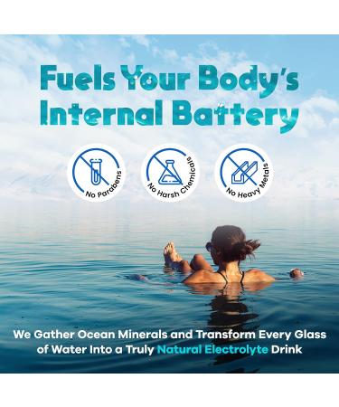 Activation Products Pure Ocean Liquid Minerals - 70+ Potent Ionic Trace Elements for Energy, Muscle & Joint Health - 8 fl oz - Buy Online on GoSupps.com