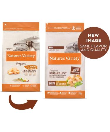 Nature's Variety Healthy Grains - Mini Adult Dog Food - Chicken - 3kg - Buy Online on GoSupps.com