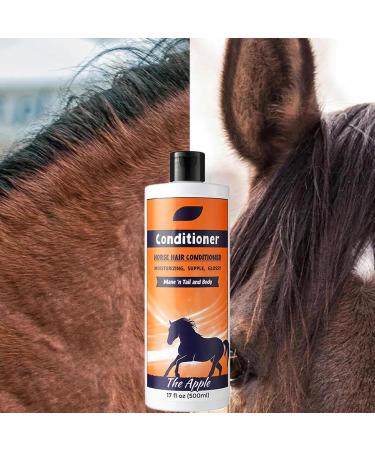 Whnbuij Mane and Tail Shampoo Horse Shampoo | 500 ml DEOP DEOURISH AND DETANGLER CONSEngler - Bath and shower solution coat cleaner adds shine detangles repels dirt - Buy Online on GoSupps.com