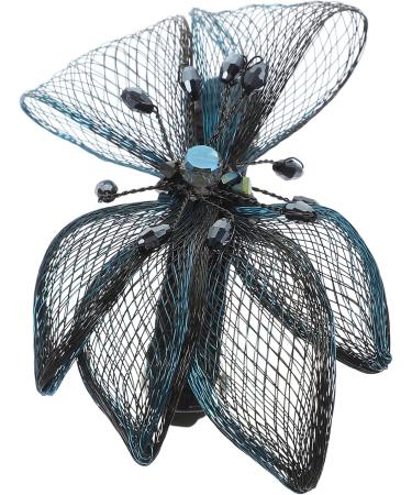 Beaupretty Blue Hair Clips butterfly clip bow clips party fascinators high ponytail clip bows barrette bridal clip clips barrettes spring clip copper wire vintage Decor - Buy Online on GoSupps.com