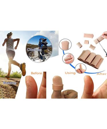 ERGOfoot Toe Caps - Medium 2.0cm Diameter (6 Pack) | Toe Protectors for Bunions, Hammertoes, Callus, Corn, Blisters - Buy Online on GoSupps.com