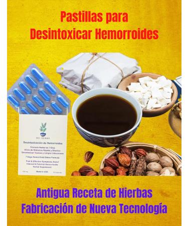 7-Day Herbal Hemorrhoid Detox Formula - Lasting Relief from Hemorrhoids - Buy Online on GoSupps.com