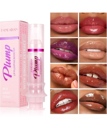 HOPHAT Plumping Lip Gloss Getinte Jelly Lip Plumper Gloss Lip Stain Tint Waterbestendige Langdurige Glow Hydraterende Subtiele Glans Lip Plumping Extreme Lip Gloss Colour New 02 Colour New 02 - Buy Online on GoSupps.com