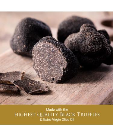 TruffleHunter Black Truffle Oil - 100ml Extra Virgin Olive Oil for Cooking & Seasoning - Buy Online on GoSupps.com