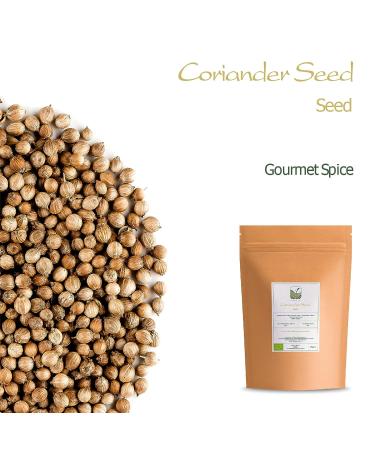 Organic Gourmet Coriander Seed - Elevate Dishes with High-Quality Cilantro Seeds - 100g (3.53 oz) - Buy Online on GoSupps.com