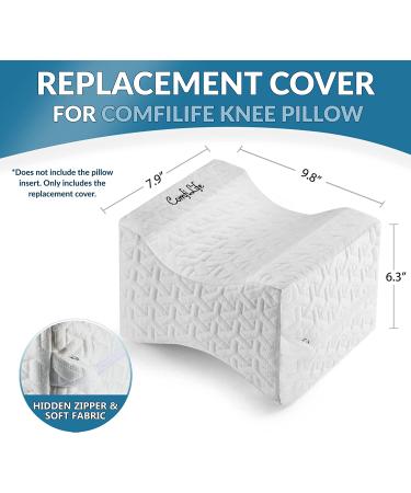 ComfiLife Knee Pillow Replacement Cover - Cooling Fabric - 10 x 8 x 6.3 - Buy Online on GoSupps.com