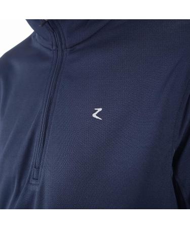 Horze Dorian Men's Technical Sun Shirt - Short Sleeve Medium, Peacoat Dark Blue/White - Buy Online on GoSupps.com