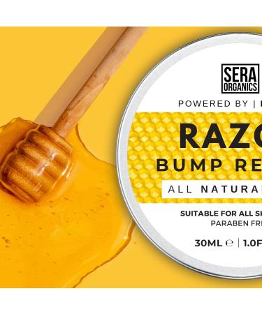 Tea Tree & Hemp Seed Aftershave Balm | Ingrown Hair & Razor Burn Repair (30ml) - Sera Organics - Buy Online on GoSupps.com