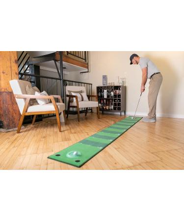 10ft Indoor Putting Green & Golf Mat Set with Travel Bag - Improve Your Putting Game Now! - Buy Online on GoSupps.com