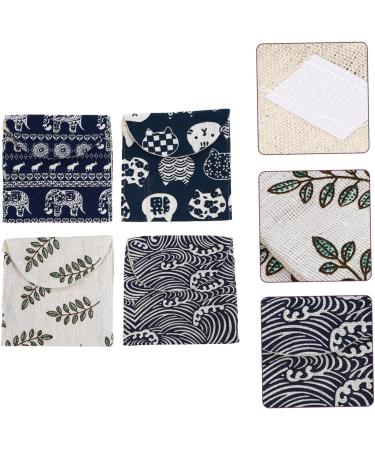 SEWOART Feminine Care 4pcs Aunt's Towel Storage Bag - Women's Make up Organizer & Purse for Pad, Tampon, Menstrual Pad, Panties - Pad Holder Pouches & Wallets - Buy Online on GoSupps.com