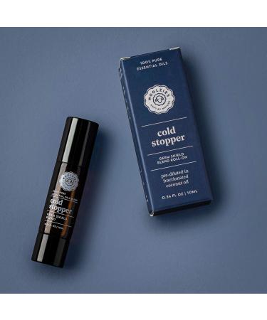 Woolzies Cold Stopper Essential Oil Blend - 10 ML Roll-on & Dropper for Skin & Body | Dual Use Design for Diffusing & Relief - Buy Online on GoSupps.com