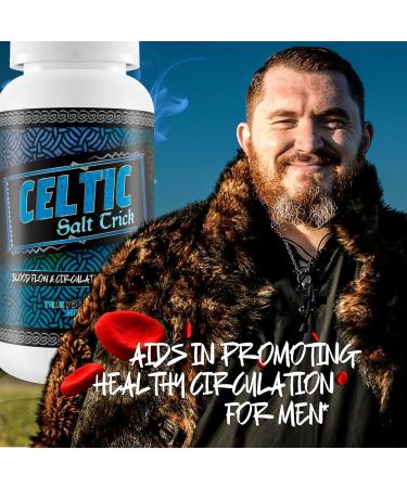 Celtic Salt Trick for Blood Flow - Improved Formula - Our Best Blood Circulation Supplements for Men - Increase Blood Flow Care Blood Circulation Pills - Advanced Blood Flow Support - Buy Online on GoSupps.com